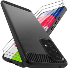 Coque + Verre Trempé pour Samsung A13 A12 A03s A22 A33 A42 A52s A53 A73 TPU