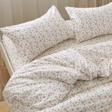 Floral Literie Set Coton Taie