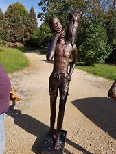 statue papier mâché patinée