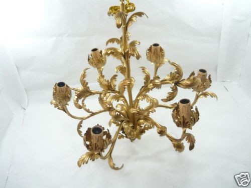 Lustre grand fer forgé - grand,