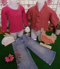 lot 10 vêtements enfant 2 ans fille,velours,pull,s-pull,robe,jean,sweat,gilet ..