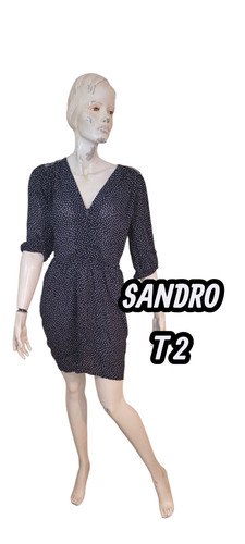 Sandro taille superbe robe - 38,