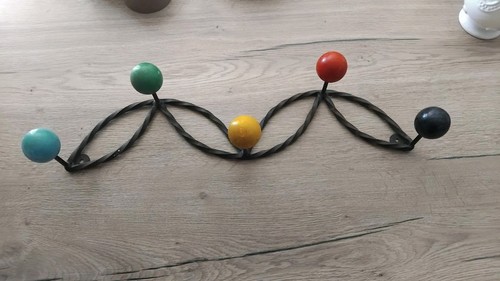 Ancien porte manteaux boules - ancien,