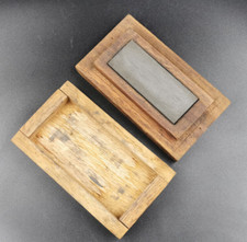 ANCIENNE PIERRE A AIGUISER COUPE CHOU RASOIR  COUTEAU