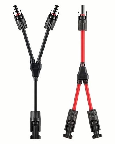 Solar panel cable connector - panel,