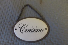 ancienne plaque murale Style Brocante cuisine