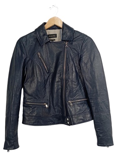 Massimo dutti veste cuir femme - cuir,