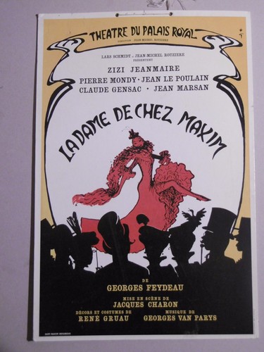 Affiche gruau spectacle - spectacle, la