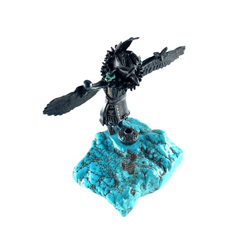 Argent fin kachina sculpture - fin,