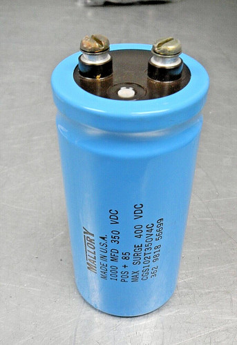 Mallory 100 mfd 350 vdc - mallory,
