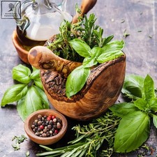 Mortier Et Pilon De Bois