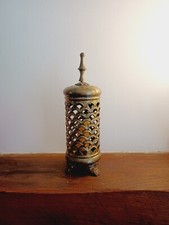 Porte bougie ancien laiton