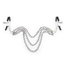 Pinces à tétons argent