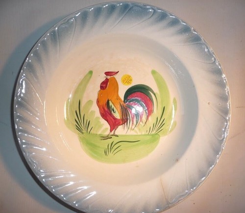 Plat creux faience - st, amand