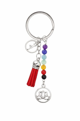 Lot porte clés chakra 7 - 20, porte-clés