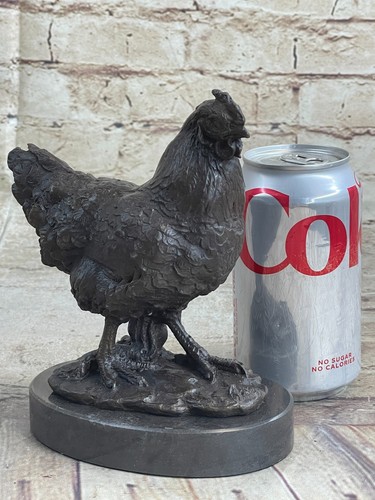 Sculpture coq bronze - de,