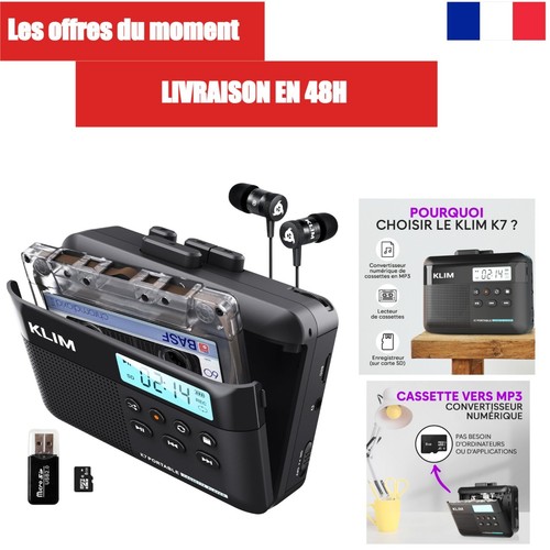 Lecteur cassette klim - cassette,