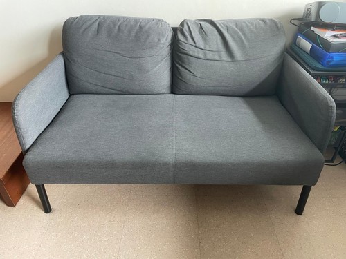 Canapé places gris 130 - 130, cm