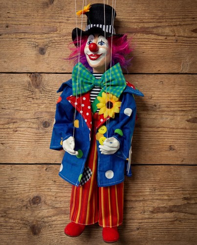Clown marionnette art - clown,