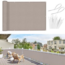 Brise Vue Balcon Taupe