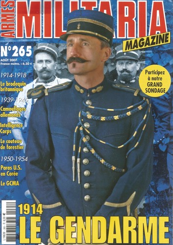 Militaria 265 gendarme 1914 - militaria, n°265