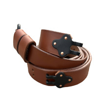 Élingue en cuir motif fusil