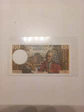 billet de 10 francs Voltaire (