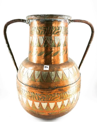 Grande amphore cuivre avec - grande,