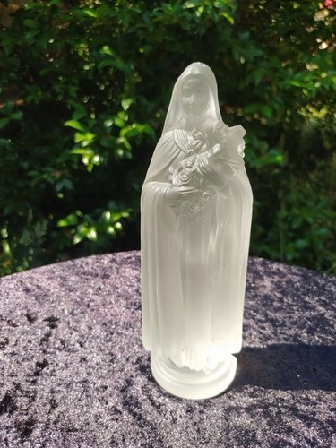 Vierge verre opalescent - verre, h