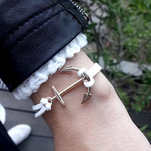 Bracelet ancre chic - or, et