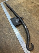 old tool OUTIL ANCIEN, PAROIR  A Talonnière DE SABOTIER FORGÉ  XIXe N.32