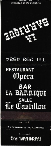 Quebec canada restaurant opera - quebec,