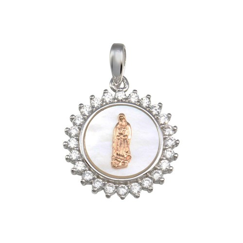 Pendentif médaillon deux - médaillon, tons