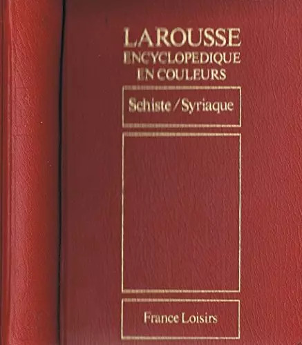Larousse encyclopédique - , en
