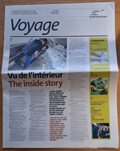Voyage eurostar staff - -,
