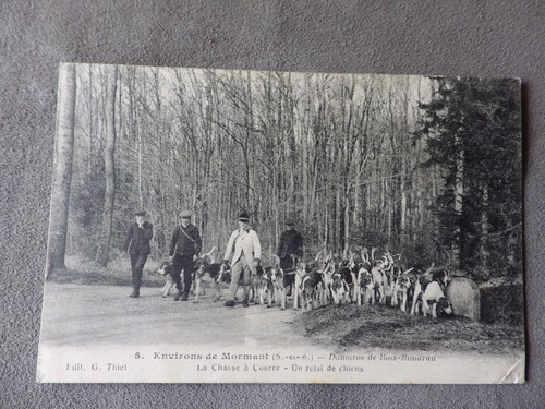 Carte postale ancienne chasse - carte,