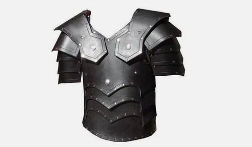 Halloween cuir médiéval - cuir, fait