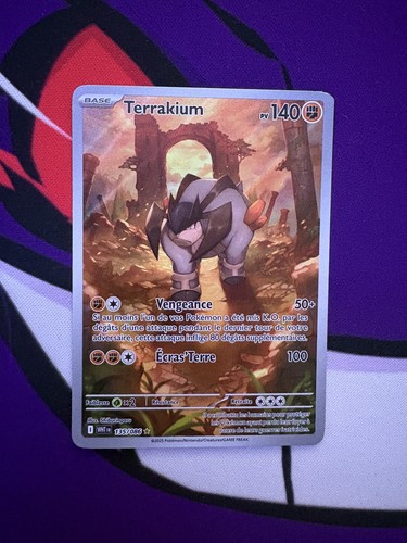 Carte pokémon terrakium - pokémon,