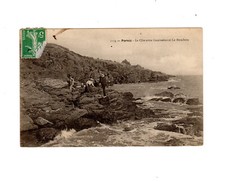 Carte postale CPA 44 : Pornic , la côte entre Gourmalon et la Birochère