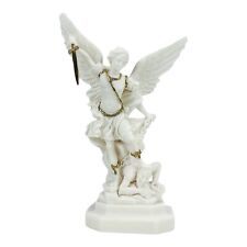Figurine sculpture statue grecque Saint Michel Archange vaincu Lucifer