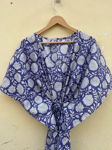 Robe maxi kaftan coton - maxi,