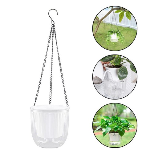 Pot fleurs suspendu avec - pot,