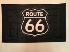 Drapeau Route 66 / USA / Etats Unis / Sudiste / 145 cm X 90 cm 
