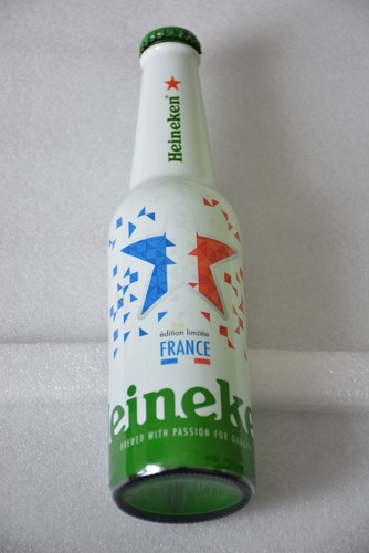 Heineken glass bottle france - glass,