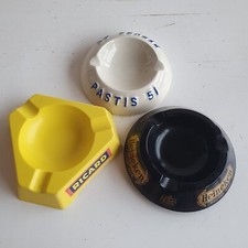 Lot 3x CENDRIERS publicitaire