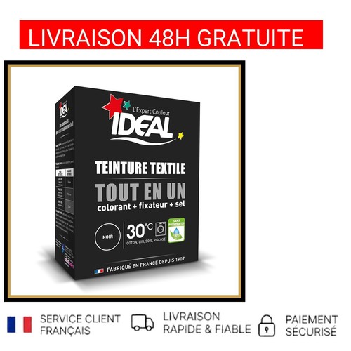 Teinture tissu noir tout - teinture, un