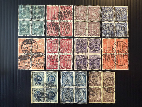Reich 1920 dienstmarke full - 1920,