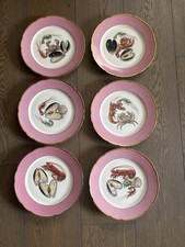 RARES ASSIETTES CRUSTACES