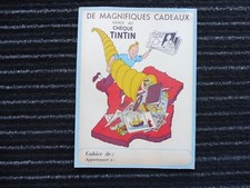 RARE ANCIEN PROTEGE CAHIER TINTIN ANNEE 50  COMME NEUF   / ACHAT UNITAIRE