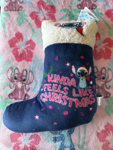 Coussin botte noël stitch - de,